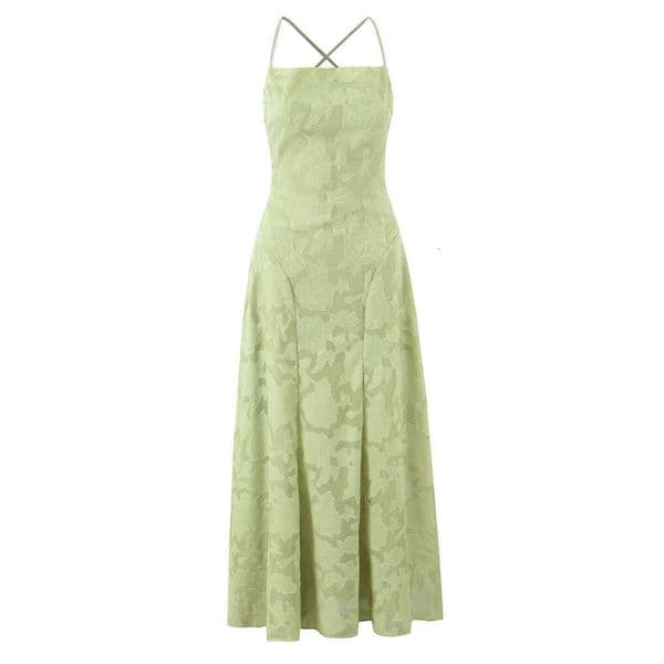2026 summer designer European and American street fashion slim fit women's strapless hollow dress