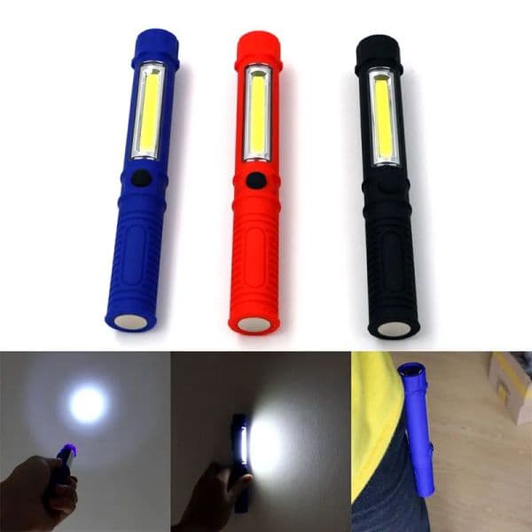 LED Flashlight COB Mini Pen Multifunction Torch Light 076 LL