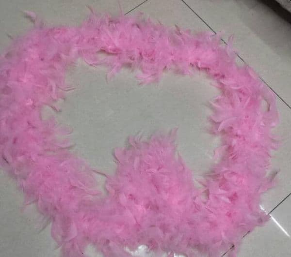 Feather scarves 2 meter Feather Stripe Event Supplies Wedding Marabou Feather Boa