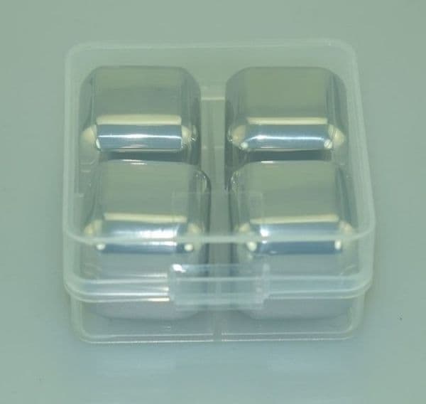 Wine Ice Cubes,Stainless Steel Reusable Whiskey Stones,Best Whiskey Chiller,Whisky Chilling Rocks,Drinks Cooler Cubes with Case Packing