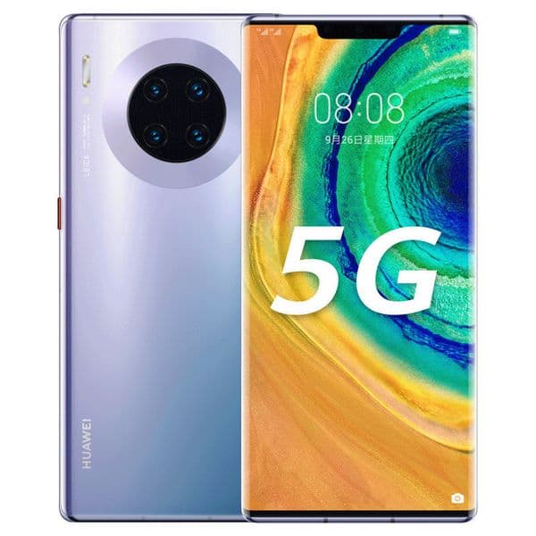 Original Huawei Mate 30 Pro 5G Mobile Phone 8GB RAM 256GB 512GB ROM Kirin 990 Octa Core HarmonyOS 6.53" Full Screen 40.0MP AI NFC Fingerprint ID Waterproof Smart Cell Phone