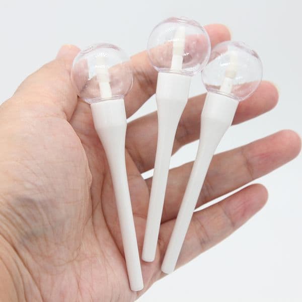 wholesale Lollipop Shape Lip Gloss Bottle Empty 6ml 10ml LipGloss Containers Makeup LipGlaze Tube Plastic Clear White