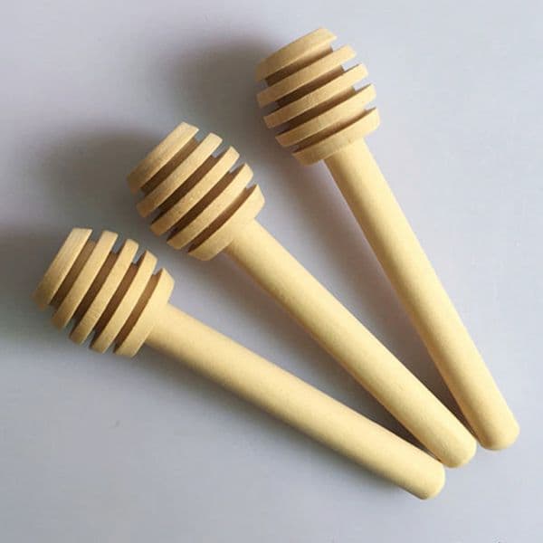 Honey Stir Bar Mi Handle Jar Spoon Practical 1Pc Wood Dipper Long Sticks Supplies Honeys Kitchen Tools Mini Wooden Stick 0409