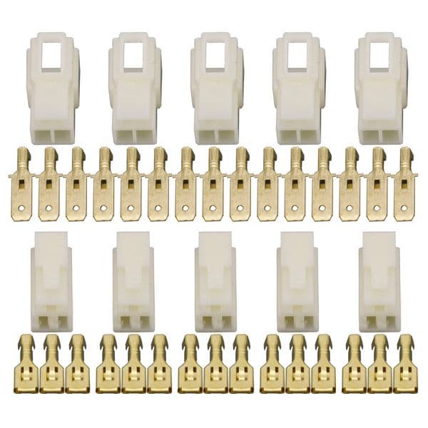 5 Sets All New 3 Pin DJ7031-6.3-11/21 Electrical Wire Connectors Plug Male female Automobile Connector