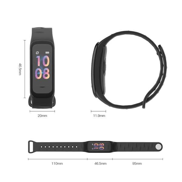 C1S Smart Bracelet Blood Pressure Waterproof Fitness Tracker Smart Watch Heart Rate Monitor Sposts Smart Wristwatch For Android IOS iPhone