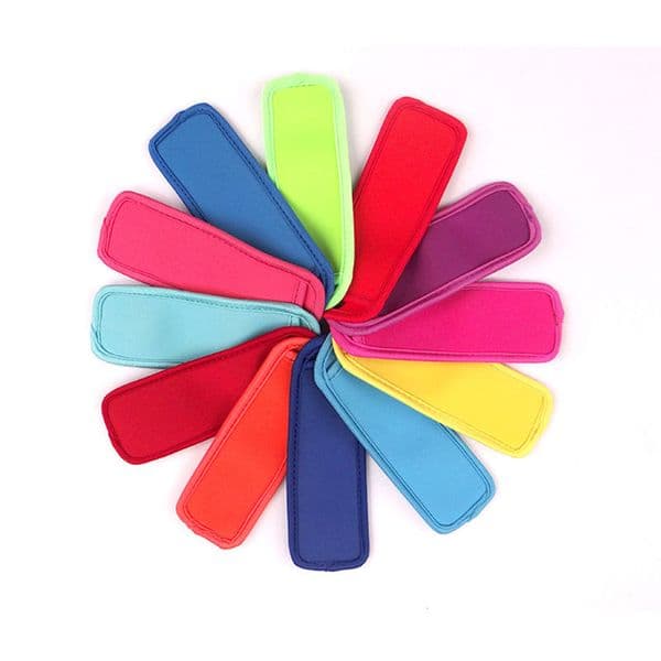 Antifreezing Bags Freezer Popsicle Holders Reusable Neoprene Insulation Ice Pop Sleeves Bag For Kids Summer Kitchen Tools B2