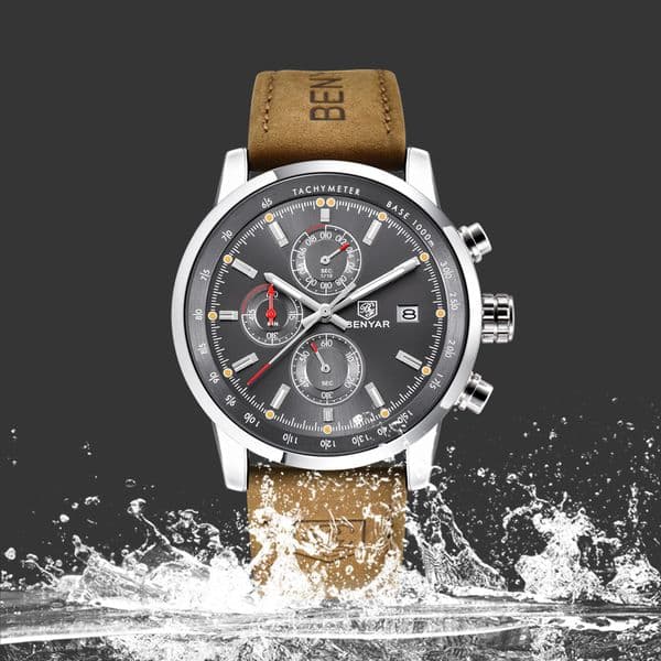 BENYAR Fashion Chronograph Sport Mens Watches Top Brand Luxury Quartz Watch Reloj Hombre Clock Male hour relogio Masculino