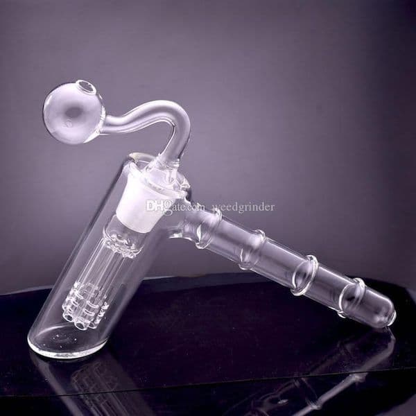 Thick quality glass hammer 6 Arm perc glass percolator bubbler water pipe matrix smoking pipes tobacco pipe glass oil bongs