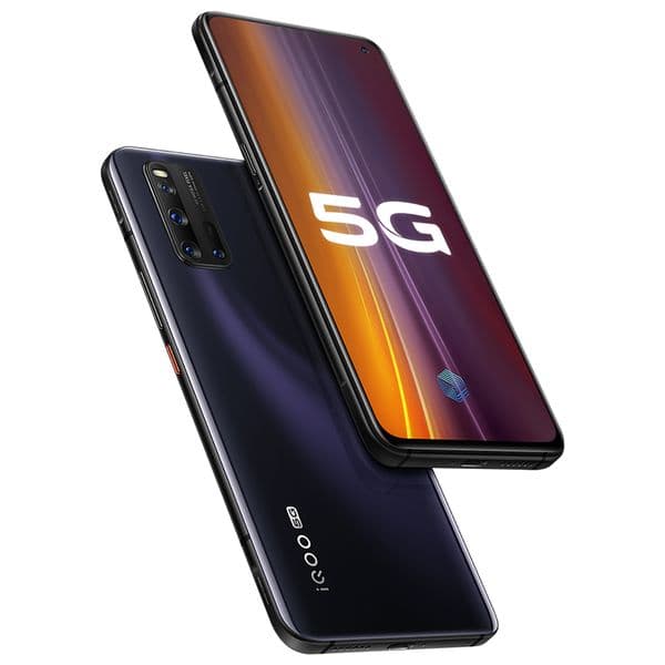 Original Vivo IQOO 3 5G Mobile Phone 8GB RAM 128GB 256GB ROM Snapdragon 865 Octa Core 48MP NFC 4440mAh Android 6.44" Full Screen Fingerprint ID Face Wake Smart Cell Phone