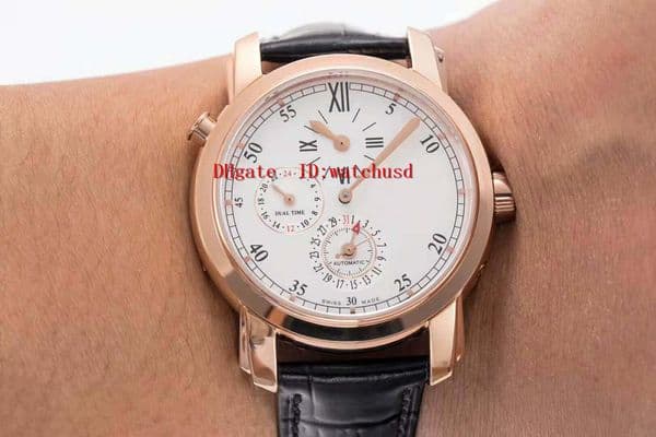 K11 Factory 9015 Automatic Mechanical Watch MALTE 42005 Luxury Watch 18k Rose Gold Mens Watches Sapphire Multifunction Date and Day display