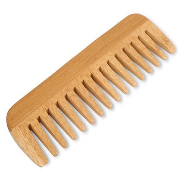 Natural high-quality and wood beard health bamboo comb, laser engraving logo