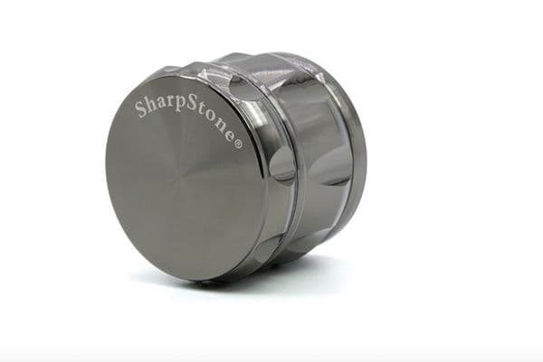 hot on sale New Style 63mm Zinc Alloy Grinder Metal Tobacco Crusher 4 Parts Diamond Shape Side Concave Herb Grinder