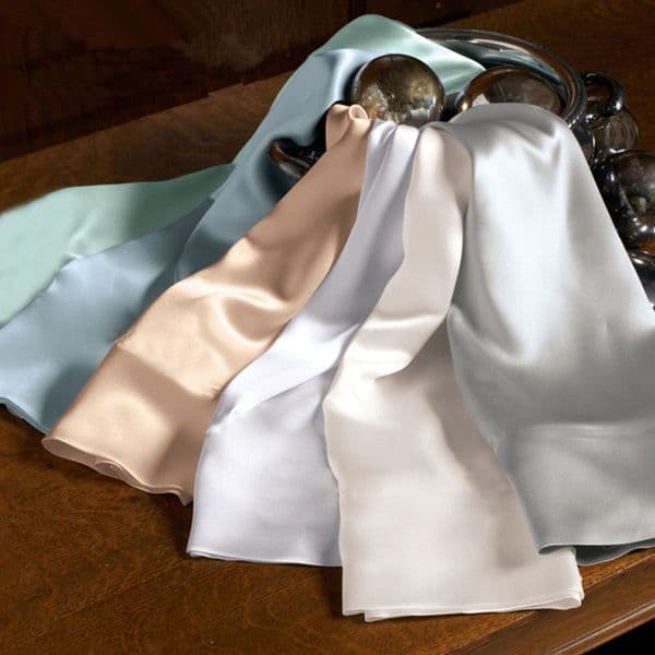 High-quality 100% silk solid color double-sided Mulberry silk pillowcase 51*76cm Silkworm pillow case fronha de seda