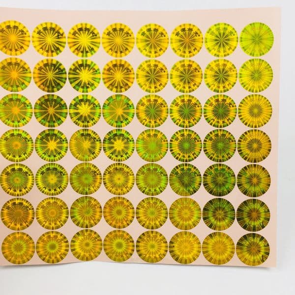 Custom 3D color change gold anti-fake hologram label security anti-counterfeit stickers can be with serial numbers or unique number