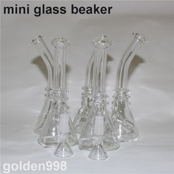 beaker base water pipes hot selling glass bongs ice catcher thickness glass beaker for smoking 4.72 inch bongs