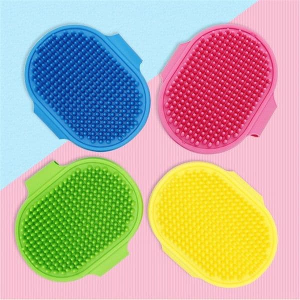 Dog Bath Brush Comb Silicone Pet SPA Shampoo Massage Brush Shower Hair Removal Comb For Pet Cleaning Grooming Tool yq01031