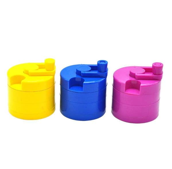 A New Type of Plastic Smoke Grinder with 63mm Diameter and Three Layers