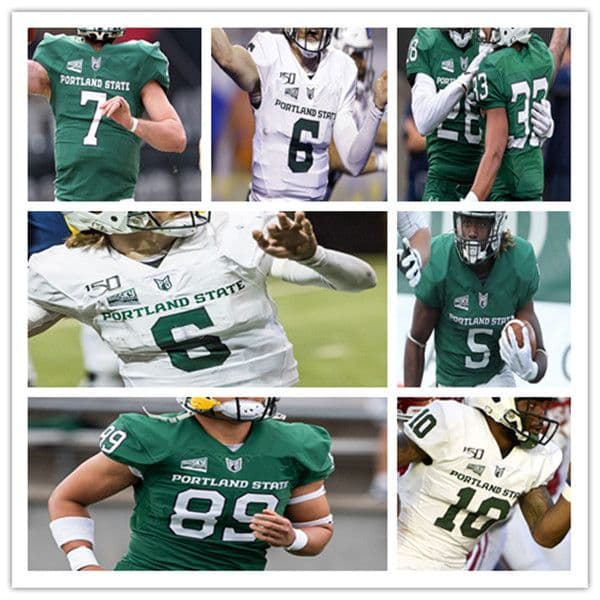 Custom College 2021 Football Portland State Jersey ROMEO GUNT SIRGEO HOFFMAN Davis Alexander Malik Walker Beau Kelly Ryan Lesch Martin 4XL