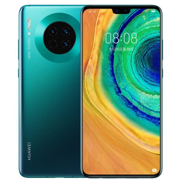 Original Huawei Mate 30 4G LTE Cell Phone 8GB RAM 128GB ROM Kirin 990 Octa Core HarmonyOS 6.62" OLED Full Screen 40MP OTG NFC 4200mAh Fingerprint ID Face Smart Mobile Phone