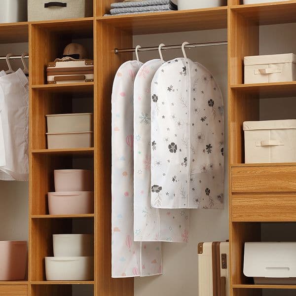 1Pcs Clothes Dust Cover Home Storage Bag for Garment Suit Dress Clothes Coat Pouch Case Container Organizer Vacuum Storage C18112801