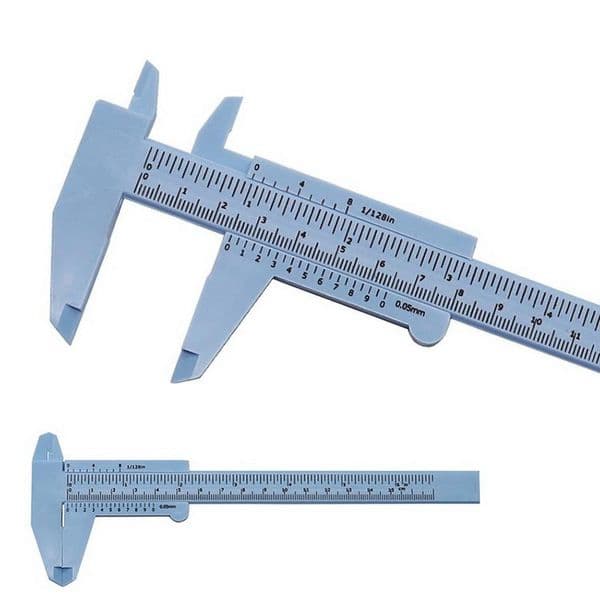 Wholesale Plastic Vernier Caliper Gauge Micrometer 0-150MM Mini Ruler Accurate Measurement Tools Standard ABS Vernier Caliper Calibre Vernier De Plasticong