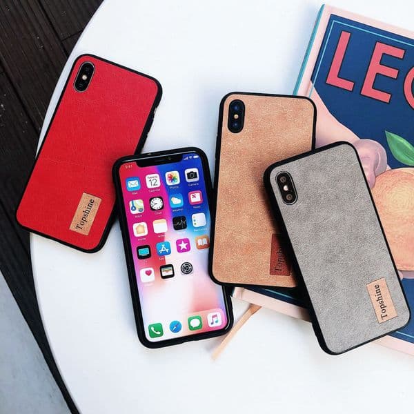 New creative personality iPhoneX skinned mobile phone case Foreign trade cross-border Apple 7/8plus texture protective cover