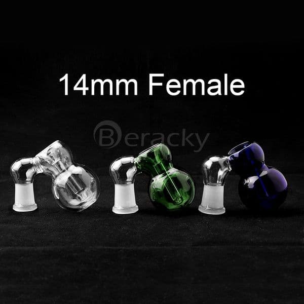 Colorful Glass Ash Catcher Bowls Male Female 10mm 14mm 18mm Glass Accessories For Glass Bongs