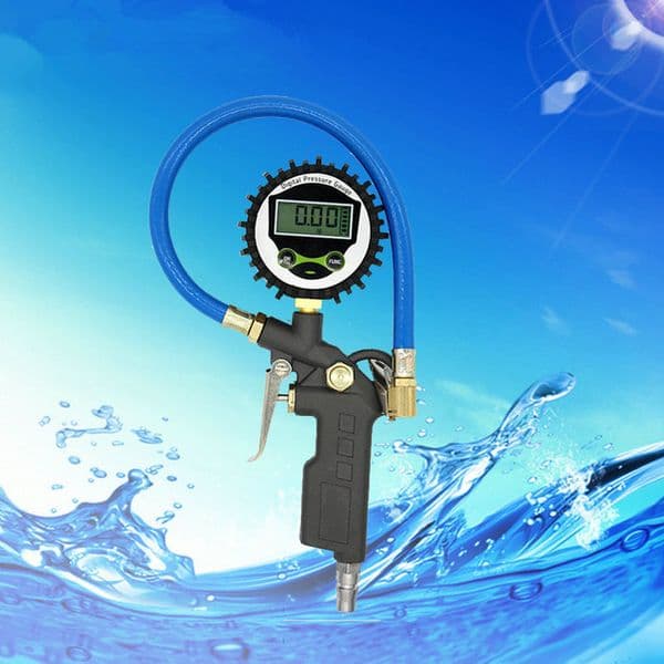 2026 New New Wholesale Car Vehicle Digital Air Tire Pressure Truck LCD Inflator Gauge Dial Meter Tester Manometer Measuring Instruments Free