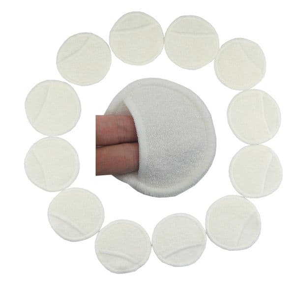 Bamboo Cotton Soft Reusable Skin Care Face Wipes Washable Deep Cleansing Cosmetics Tool Round Makeup Remover Pad F3210 B2