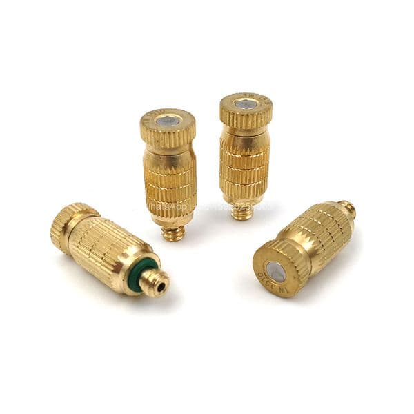 YS Brass 30-50 Micron Mist Nozzle metal High Pressure Micro Fog Nozzle Top Quality and Brand New