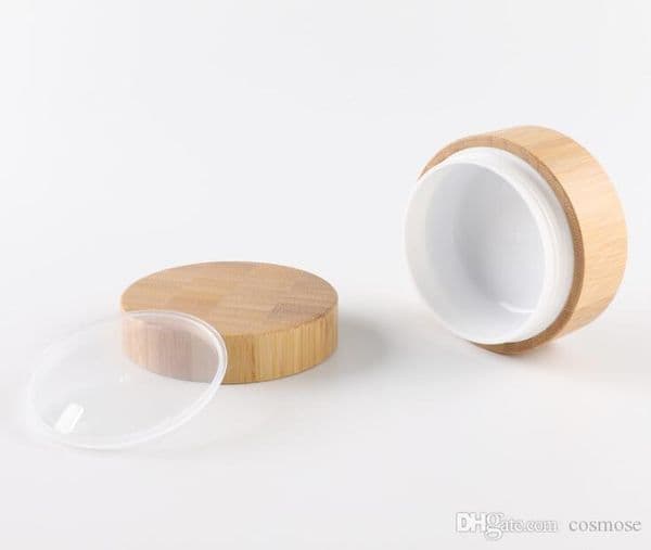 Bamboo Jar Art Mask Cream Refillable Empty Cosmetic Makeup Container Bottle 1235