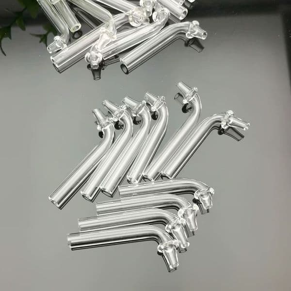 Curved glass tip fire engine head IN STOCK glass pipe bubbler smoking pipe water Glass bong free shipping