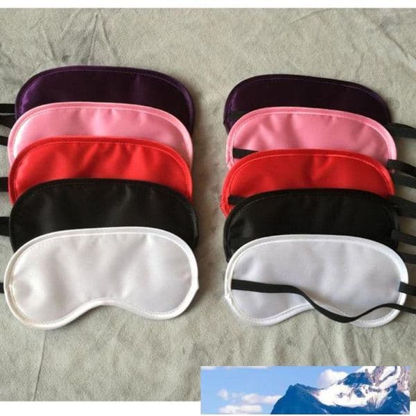 Satin Eye Mask for Sleeping, Cute Travel Eye Shade Cover, Nap Blackout Sleep Eye Patch Fast Shipping F3023