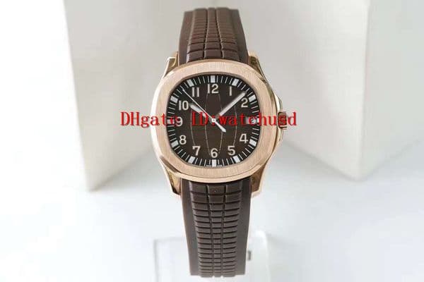 TW Factory AQUANAUT Designer Watches 18k Rose Gold Wristwatches Date display Luminous Cal.324 Automatic Mechanical Transparent case back