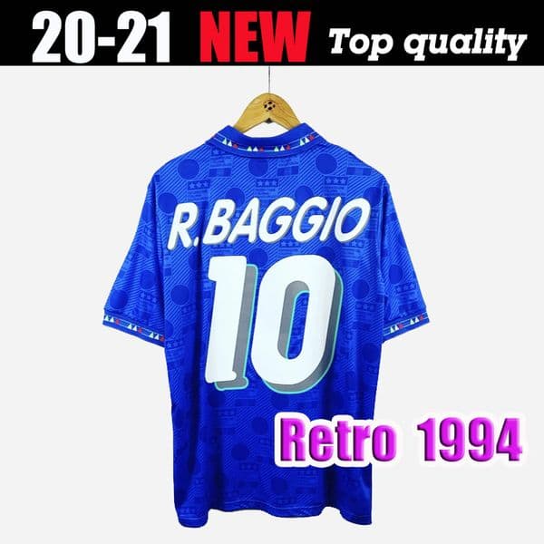1994 Retro version Italy Soccer Jersey 94 Home MALDINI BARESI Roberto Baggio ZOLA CONTE Soccer Shirt Away national team football uniforms