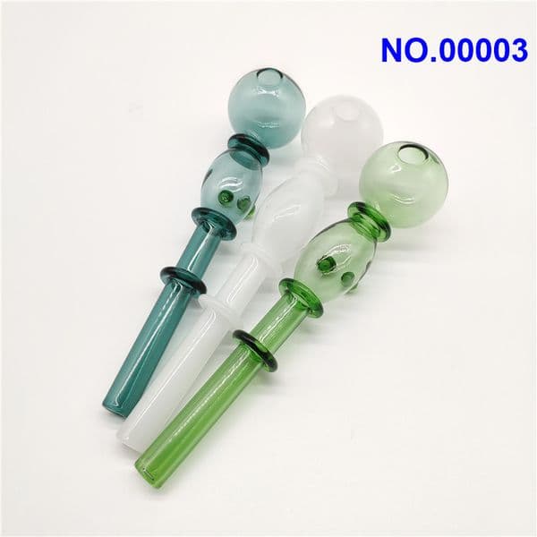 Popular Hot glass oil burner pipe smoking accessories bubbler water pipe Pyrex Glass Oil Burner Pipes Oil Nail Pipe cc
