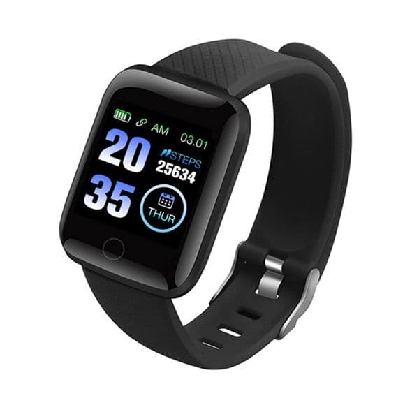 116Plus Smart Watch Bracelet Men Blood Pressure Fitness Tracker Heart Rate Monitor Pedometer Reminder SmartWatch For Android IOS