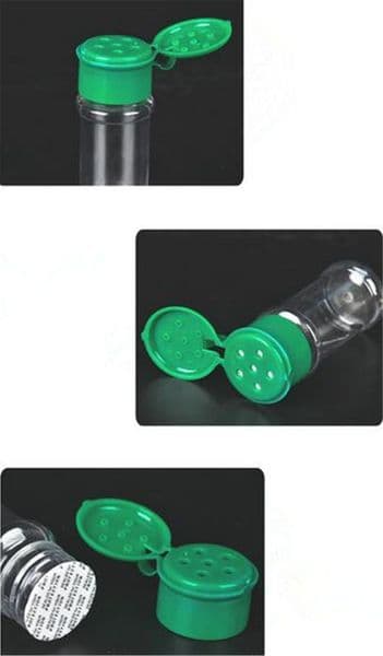 Plastic Spice Salt Pepper Shakers Seasoning Jar Can Barbecue BBQ Condiment Vinegar Bottle Kitchen Cruet
