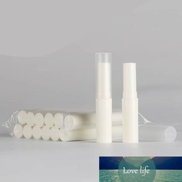 24Pcs 4g Empty Lipstick Lip Balm Tube Container Holder Lip Gloss Case Tube Bottle for DIY Rice White