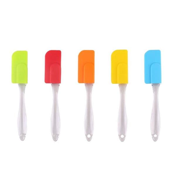 Silicone Spatula Baking Scraper Cream Butter Spatula Cooking Cake Silica Gel Knife Spatula Utensi Pastry Tool Silicone Baking Scraper