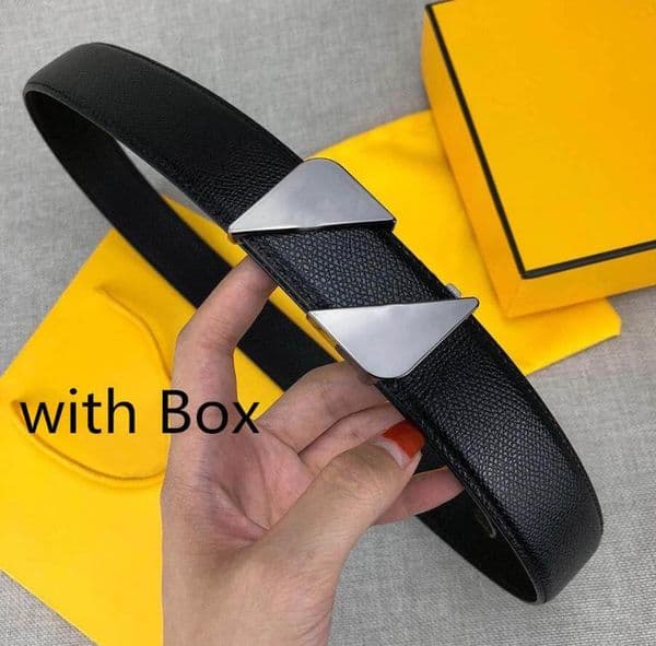 New Fashion Designer Belts Hot Sale Belts Mens Womens Belt Casual with Smooth Buckle Novelty Belt Width 34mm High Quality with Box