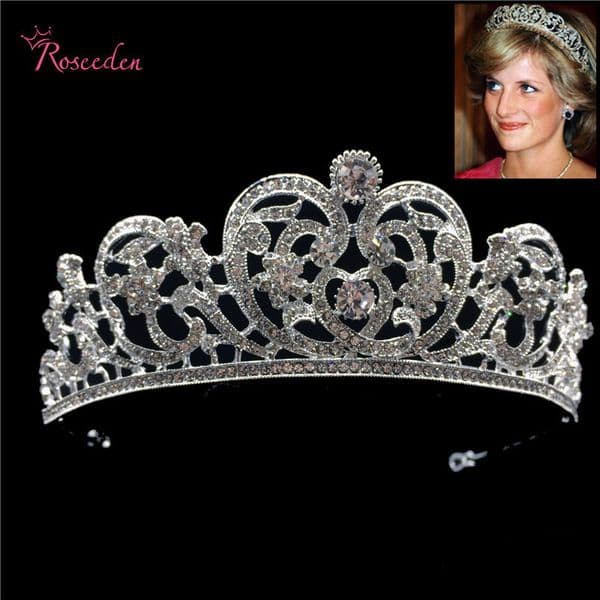 Gorgeous European Crystal wedding Bridal Tiara Rhinestone Pageant Miss Universe Crown Wedding Hair Accessories RE3124 Y200807