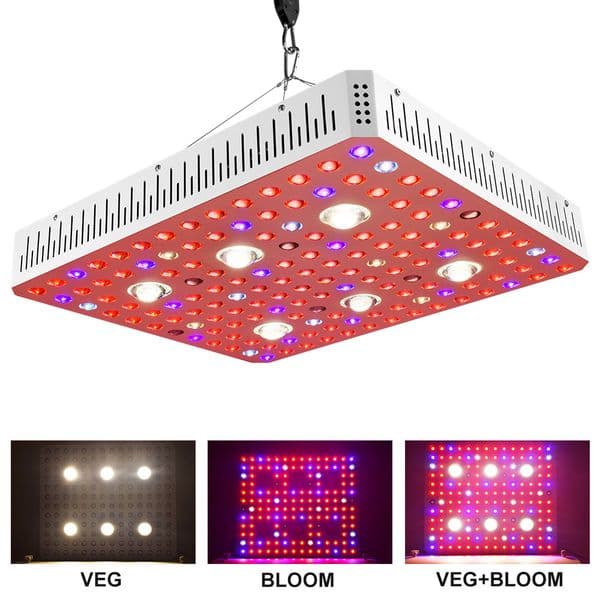 Full Spectrum 1000W 2000W 3000W COB LED Grow Light Plant Light Growing lamp for Indoor Plants Greenhouse Grow Tent