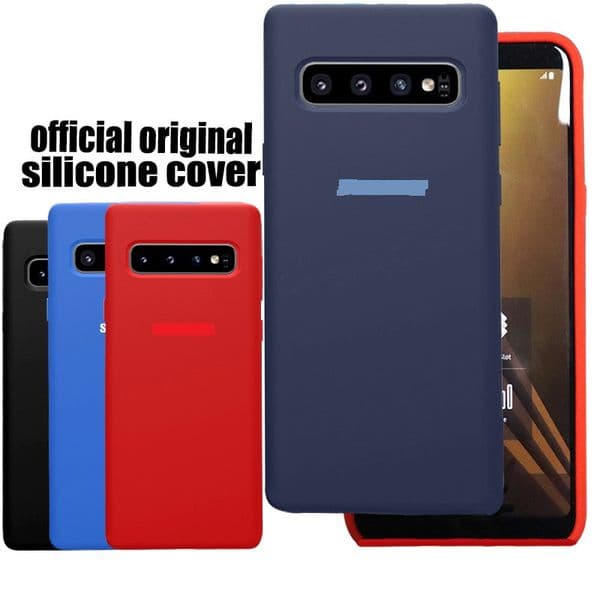 S20 Case Original Samsung S8 S9 S20 Ultra Note 8 9 10 A11 A21 A11 A51 A71 Plus Silky Silicone Cover Soft-Touch Back Protective Samsung S10 E