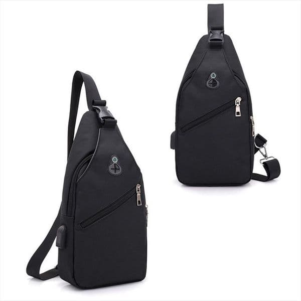 Designer-Mens Crossbody Bag Usb Charging Anti Theft Chest Bag Small Travel Shoulder Bag For Men Summer Short Trip Messenger New