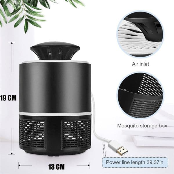 USB Photocatalyst Mosquito killer lamp Mosquito Repellent Bug Insect Trap light UV Light Killing Trap Lamp Fly Repeller