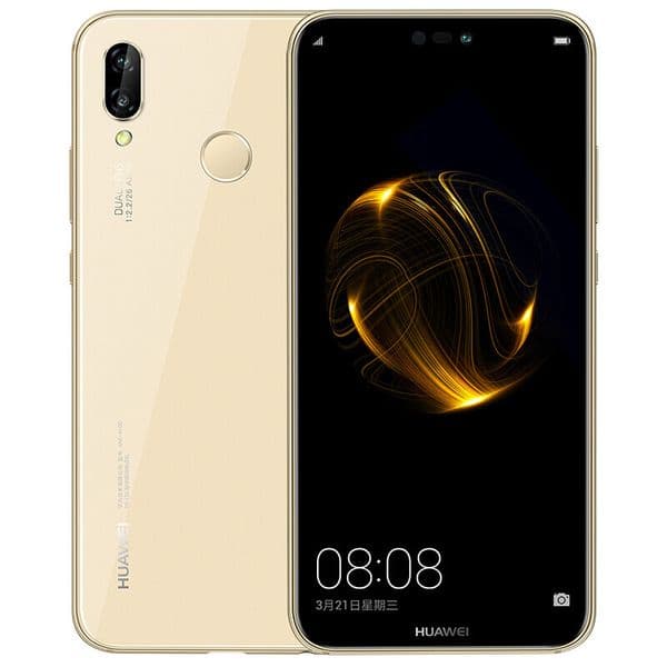 Original Huawei Nova 3e 4G LTE Mobile Phone 4GB RAM 64GB 128GB ROM Kirin 659 Octa Core Android 5.84" Full Screen 24MP 3000mAh Face ID Fingerprint Smart Cell Phone