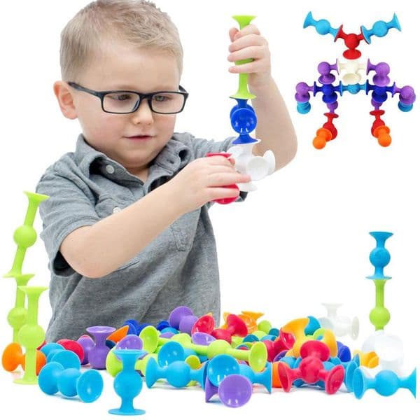 Blocks Model Sucker Boy Squigz For Creative Block Children Construction Toys Gifts Kids Soft Building Funny Diy Pop Silicone dCGSs