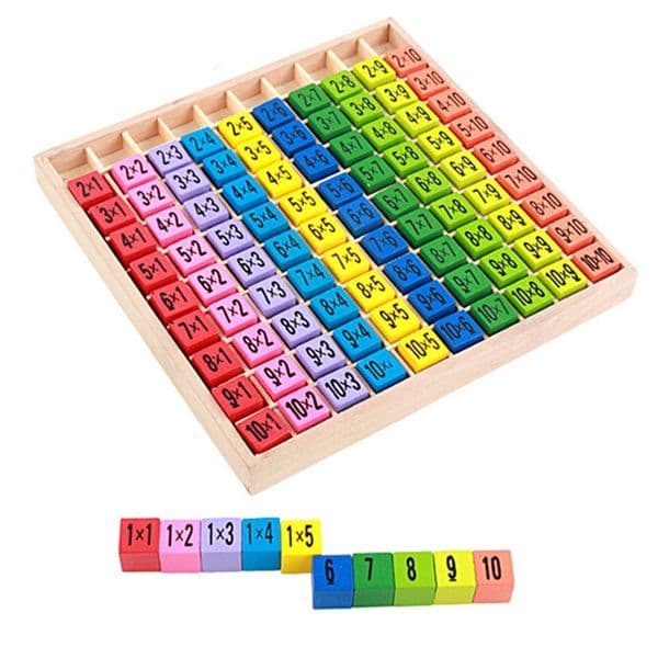 cologne 2026 New Montessori Material Baby Wooden 99 perfume Multiplication Tables Math Toys Lj200907 Designer