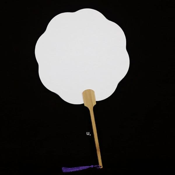 DIY Blank drawing and painting White Hand Fans Wedding Party Favors Gifts Paper Fan RRB13714